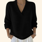 Women’s Elegant Knitted Jumper Black