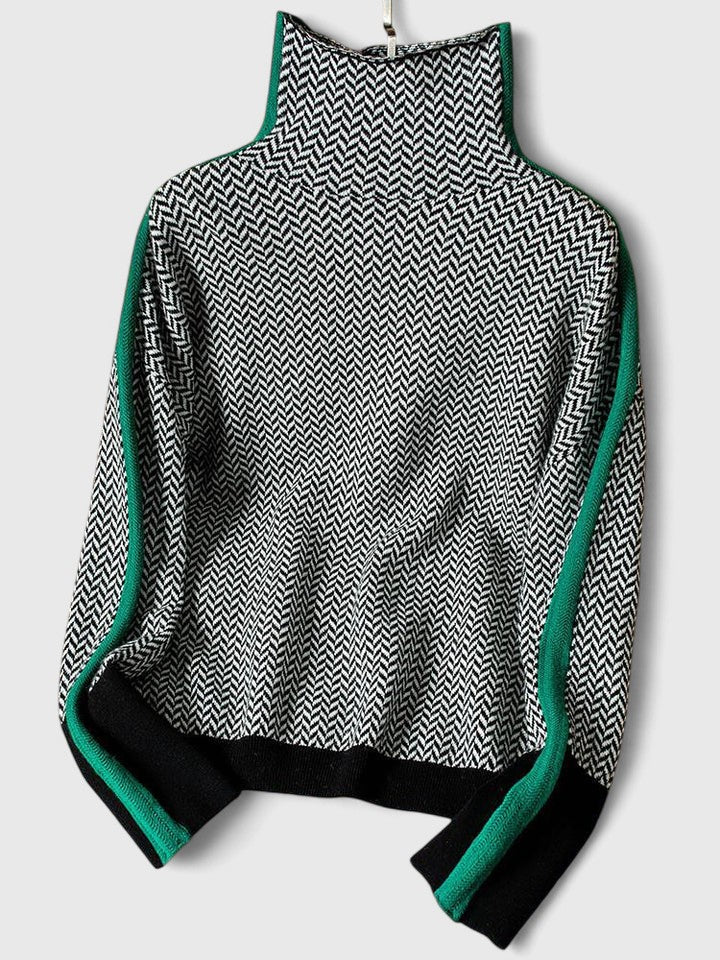 Women’s Sophisticated Knitted Jumper Green