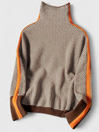 Women’s Sophisticated Knitted Jumper Orange