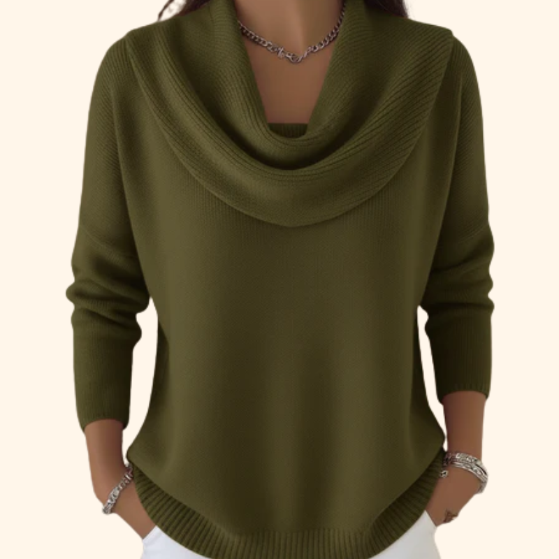 Women’s Elegant Knitted Jumper Green