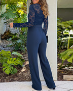 Women’s Elegant Wide-Leg Jumpsuit