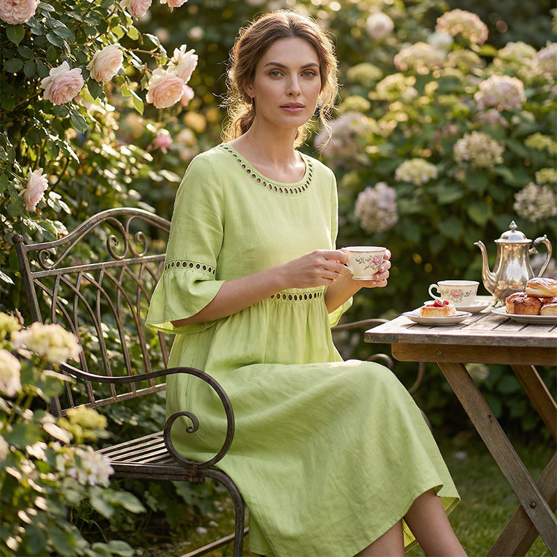 Women’s Elegant Tummy-Flattering Midi Dress