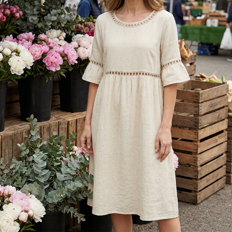 Women’s Elegant Tummy-Flattering Midi Dress