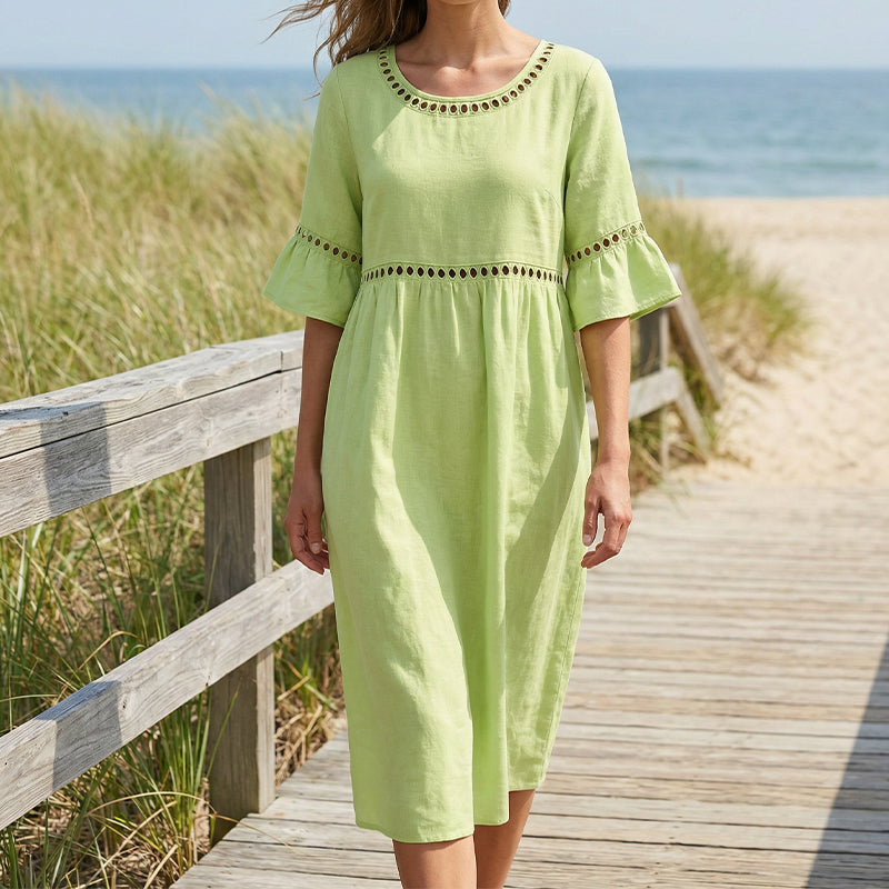 Women’s Elegant Tummy-Flattering Midi Dress
