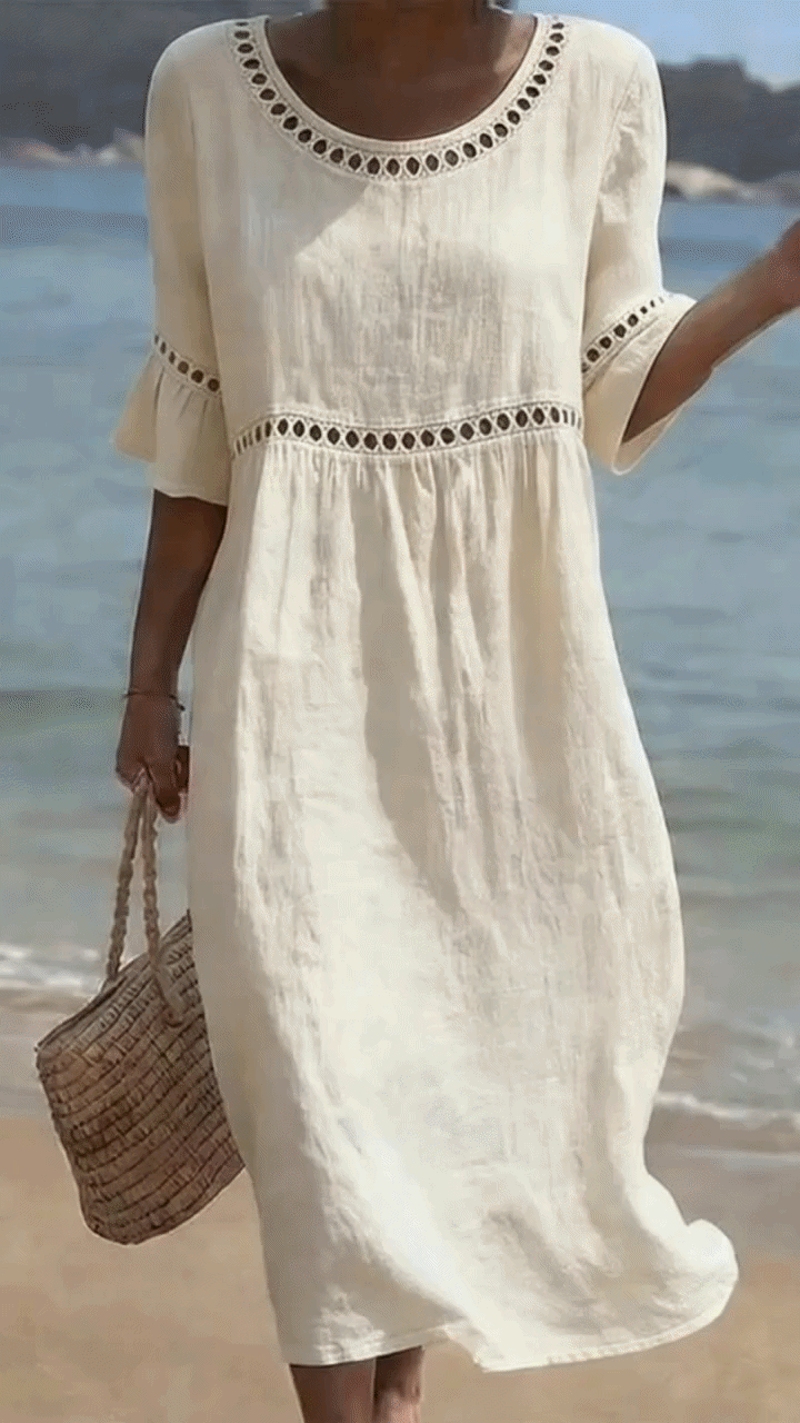 Women’s Elegant Tummy-Flattering Midi Dress