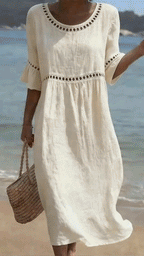 Women’s Elegant Tummy-Flattering Midi Dress