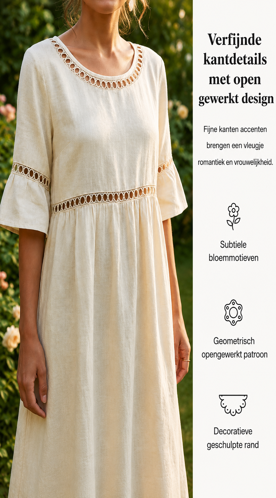 Women’s Elegant Tummy-Flattering Midi Dress