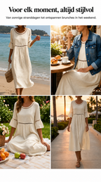 Women’s Elegant Tummy-Flattering Midi Dress