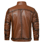 Men’s Roadster Faux Leather Biker Jacket