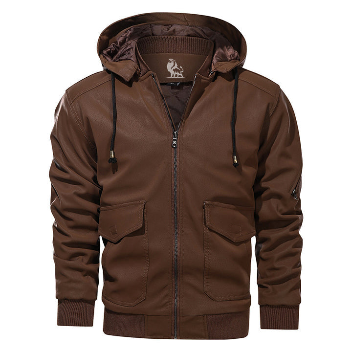 Men’s Classic Faux Leather Jacket