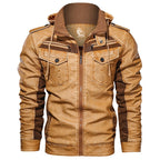Men’s Classic Leather Jacket Tan