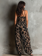 Women’s Leopard Print Jumpsuit