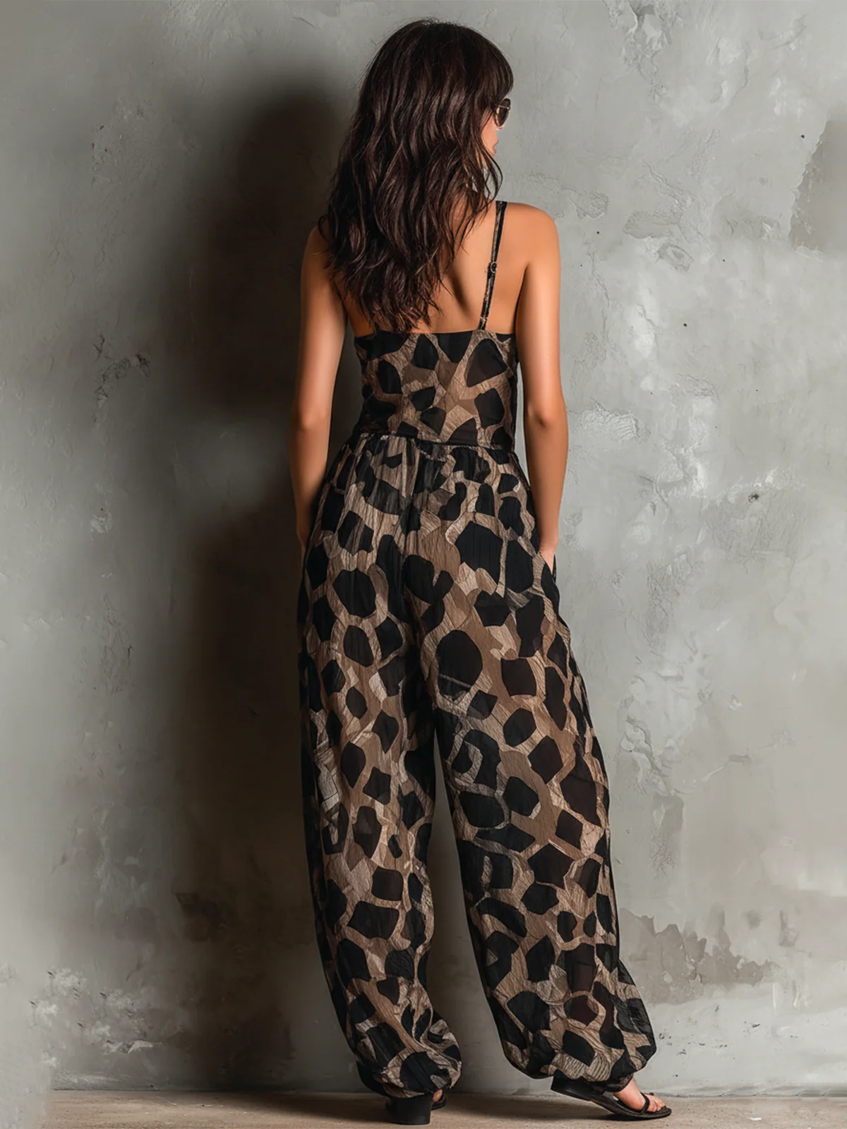 Women’s Leopard Print Jumpsuit