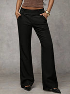 Women’s Modern Loose Fit Trousers Black