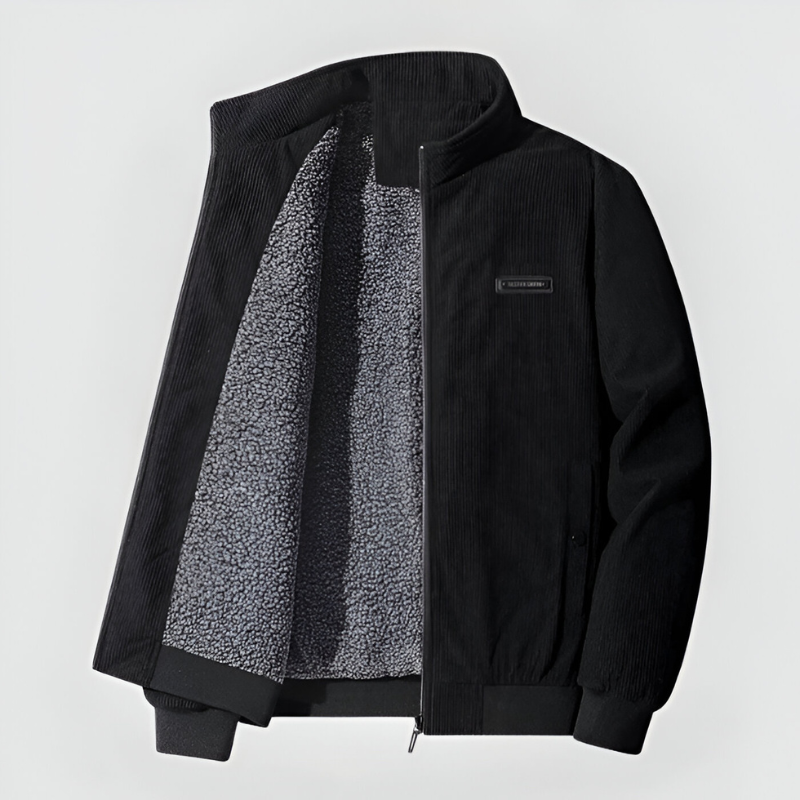 Men’s Warm Lined Jacket Black