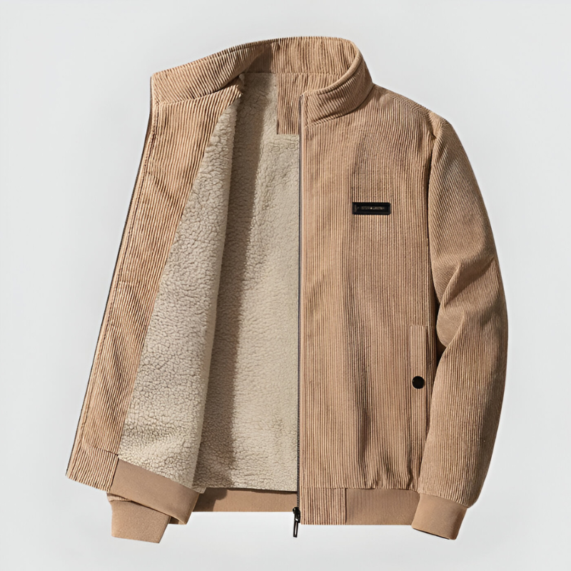Men’s Warm Lined Jacket Brown