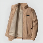 Men’s Warm Lined Jacket Brown