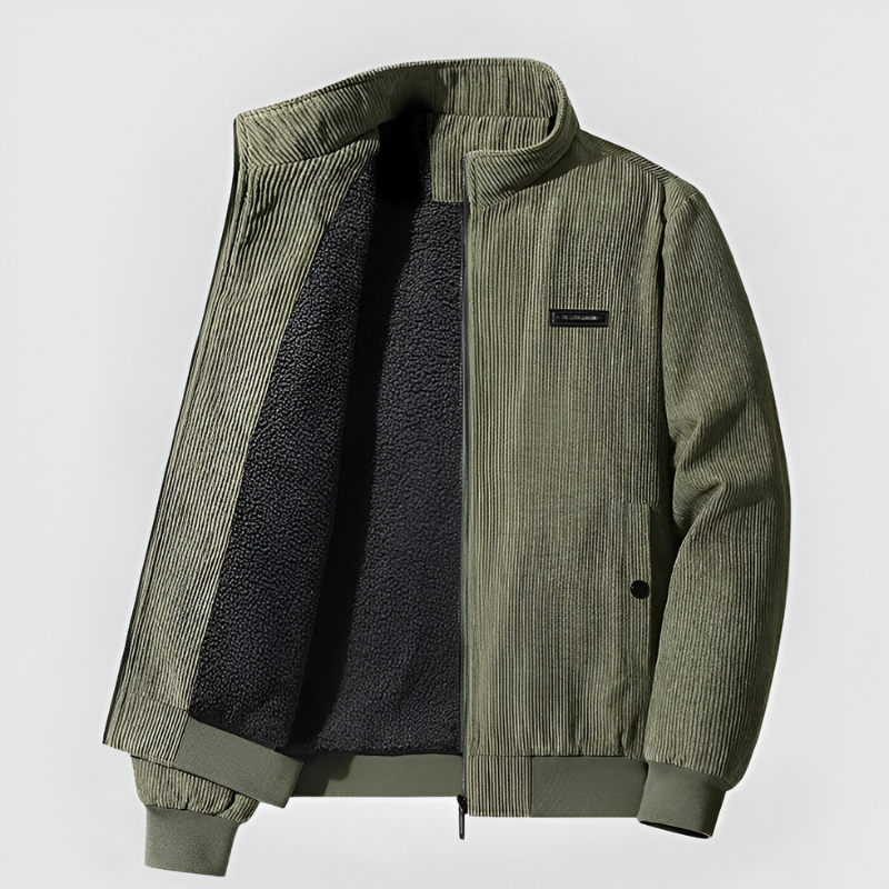 Men’s Warm Lined Jacket Green