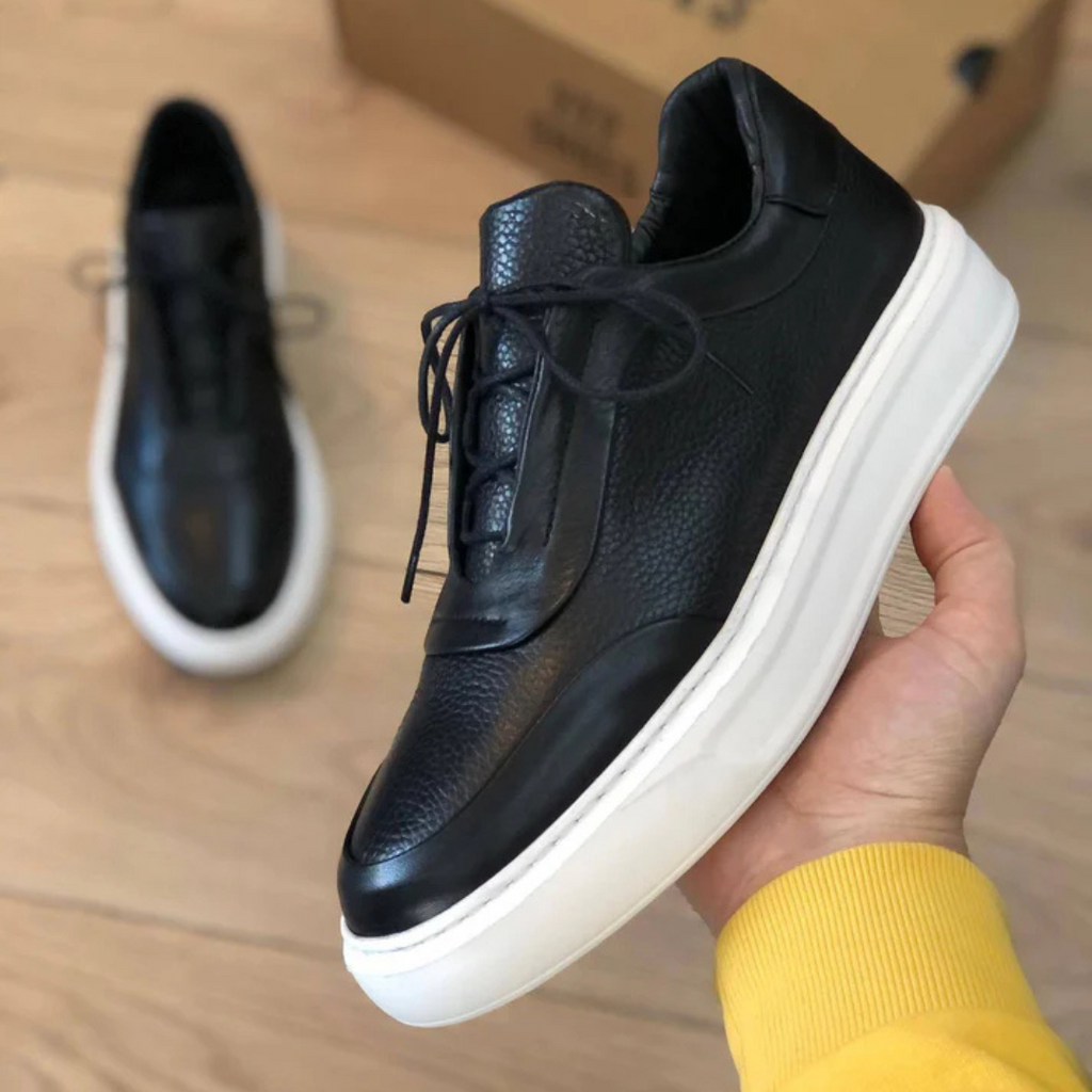 Men’s Minimalist Comfort Trainers with Supportive Footbed