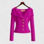 Women’s Elegant Open-Front Cardigan Pink