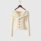 Women’s Elegant Open-Front Cardigan White
