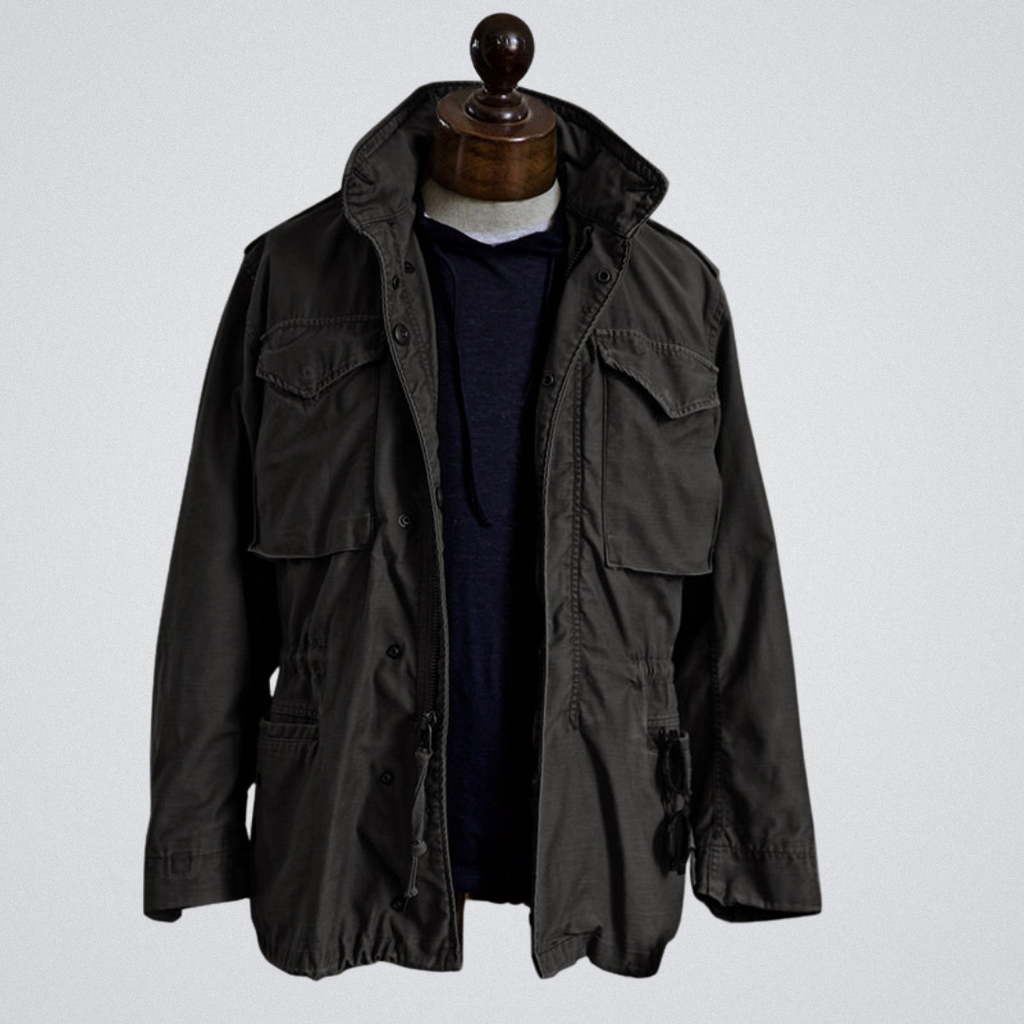 Men’s Water-Resistant Outdoor Jacket Black