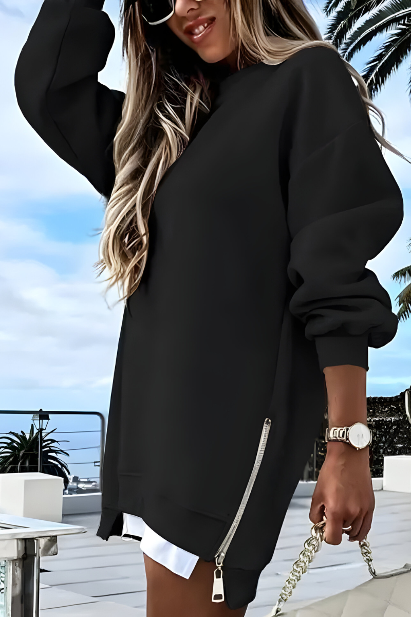 Women’s Oversized Comfort Jumper Black