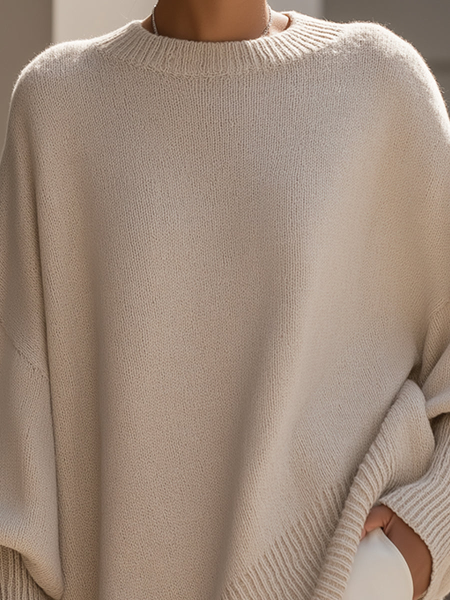 Women’s Elegant Oversized Knitted Jumper