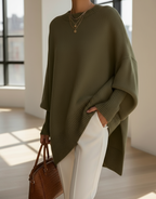 Women’s Elegant Oversized Knitted Jumper Green