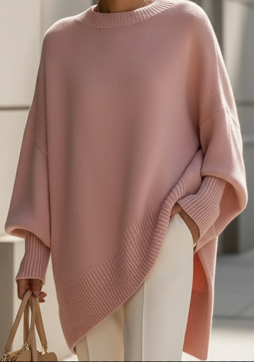 Women’s Elegant Oversized Knitted Jumper Pink