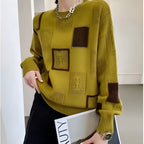 Women’s Modern Soft Patchwork Jumper
