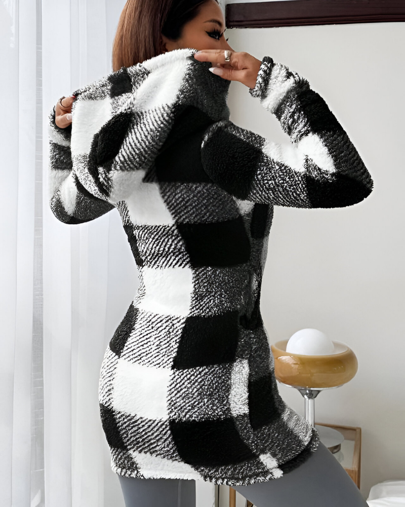 Women’s Modern Warm Hooded Jacket