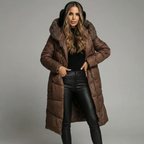 Women’s Warm Quilted Parka Winter Coat