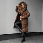 Women’s Warm Quilted Parka Winter Coat