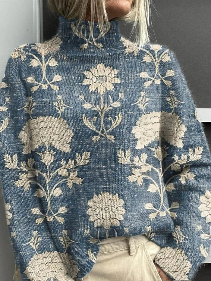 Women’s Comfortable Relaxed Fit Jumper Light Blue