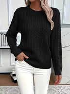 Women’s Comfortable Relaxed Fit Jumper Black
