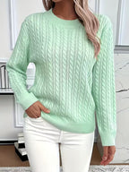 Women’s Comfortable Relaxed Fit Jumper Green