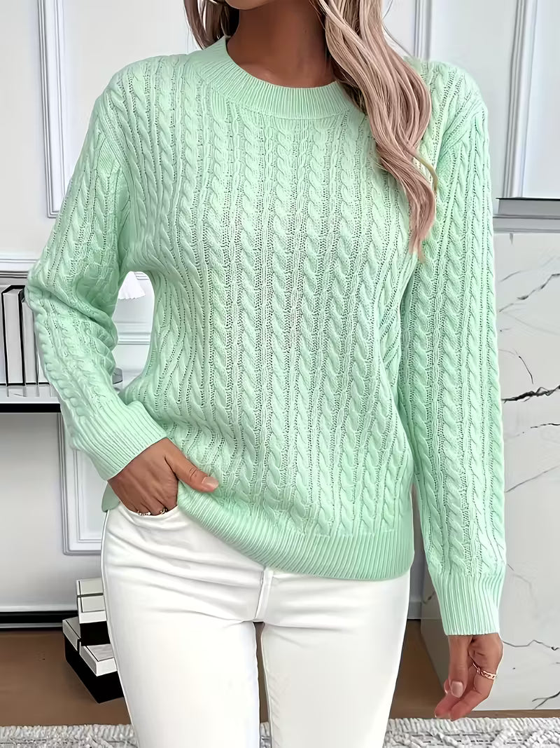 Women’s Comfortable Relaxed Fit Jumper Green