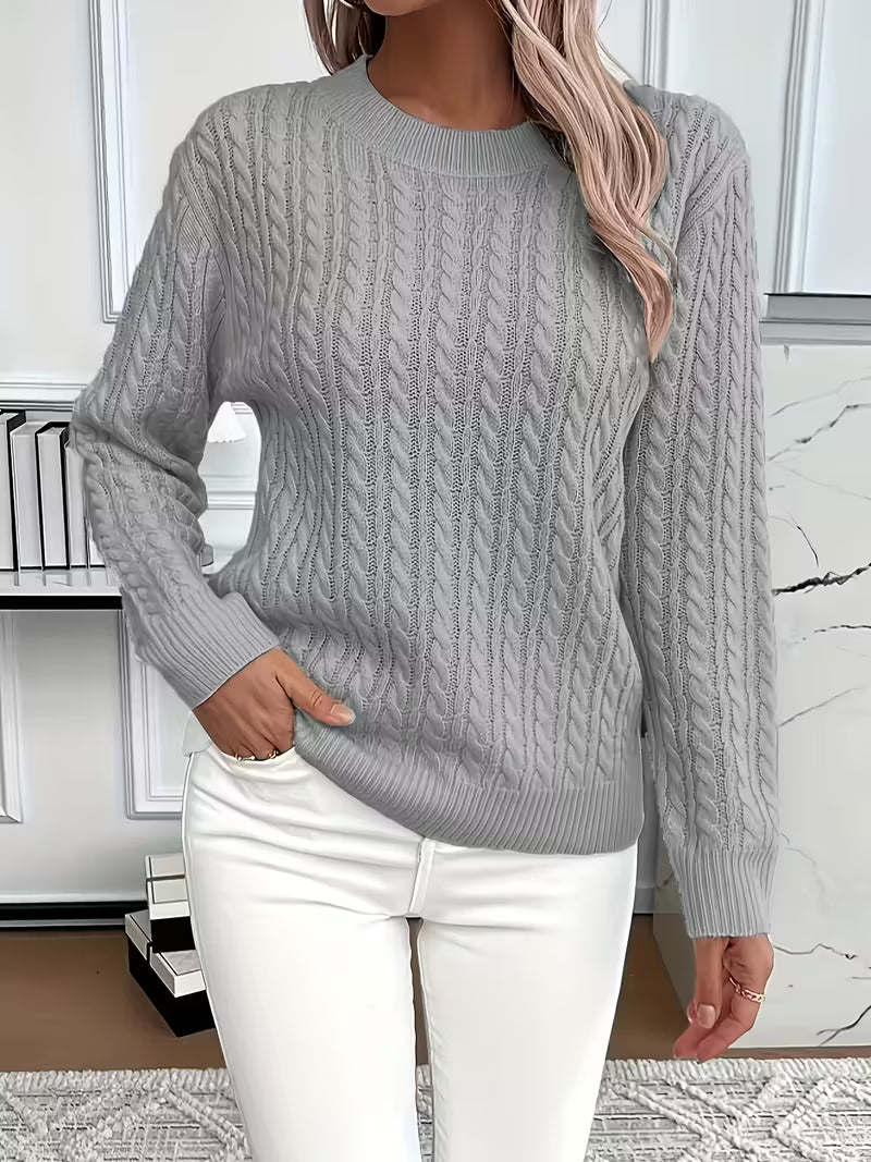 Women’s Comfortable Relaxed Fit Jumper Grey