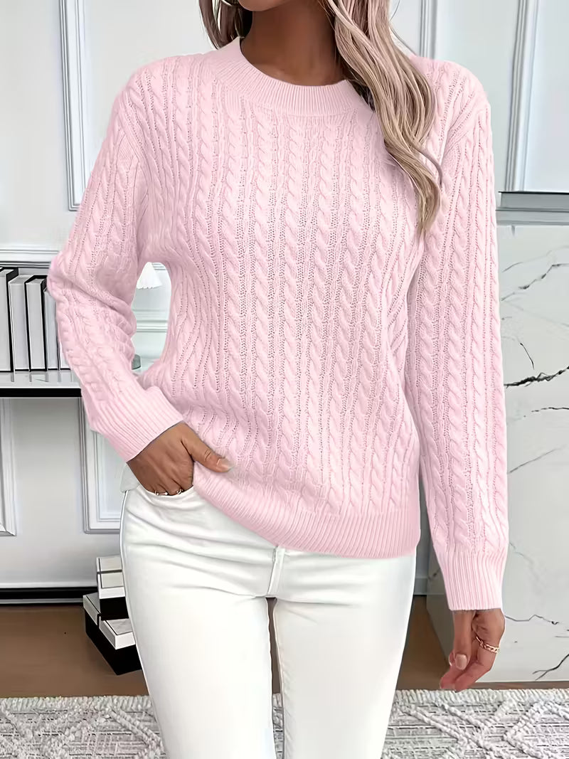 Women’s Comfortable Relaxed Fit Jumper Pink