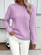 Women’s Comfortable Relaxed Fit Jumper Purple