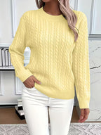 Women’s Comfortable Relaxed Fit Jumper Yellow