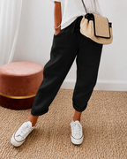 Women’s Casual Relaxed Fit Trousers Black