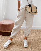 Women’s Casual Relaxed Fit Trousers Khaki