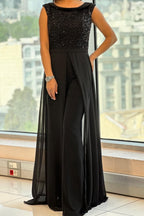 Women’s Stylish Sleeveless Jumpsuit Black