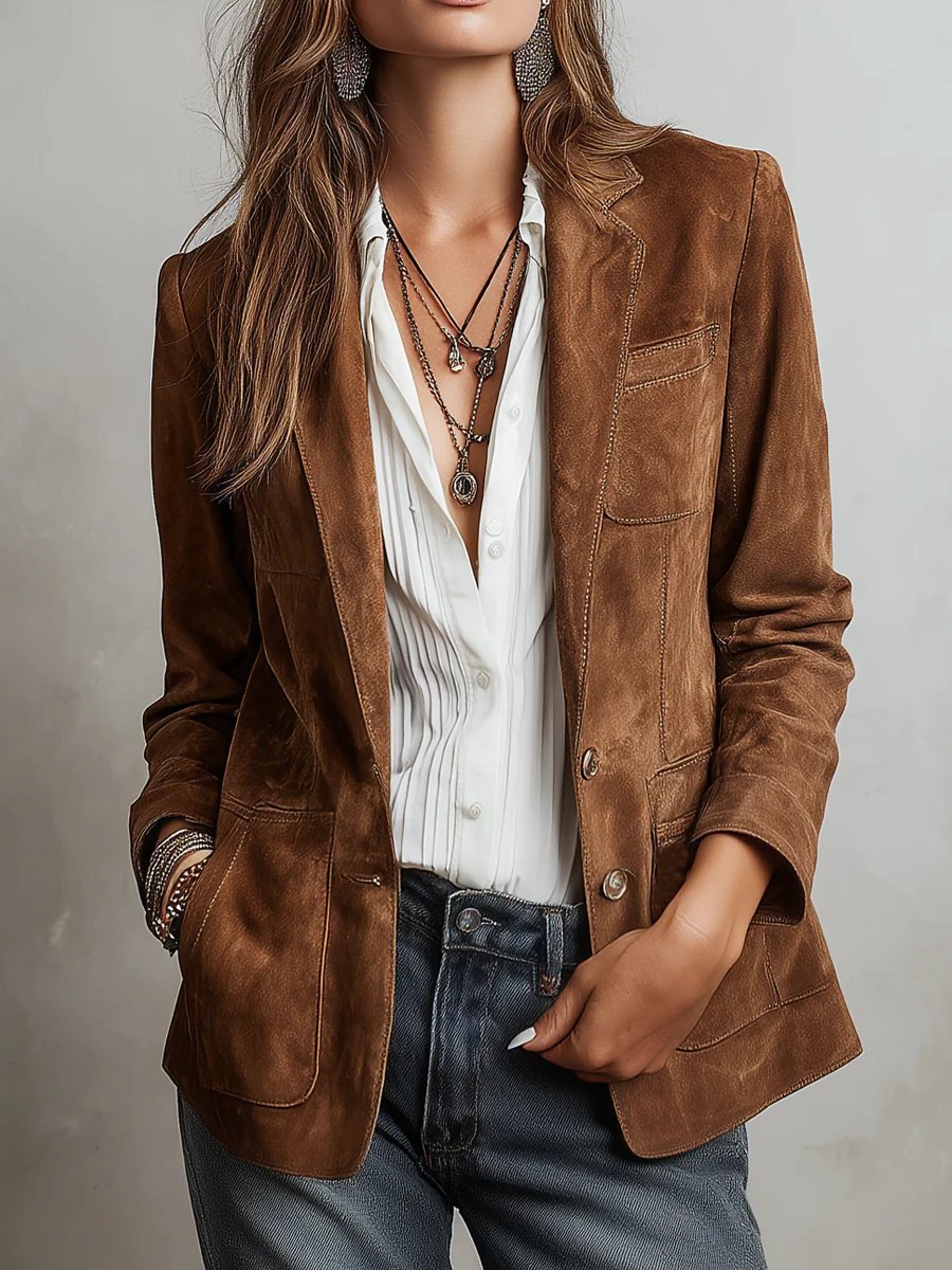 Women’s Tailored Single-Breasted Blazer