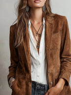 Women’s Tailored Single-Breasted Blazer