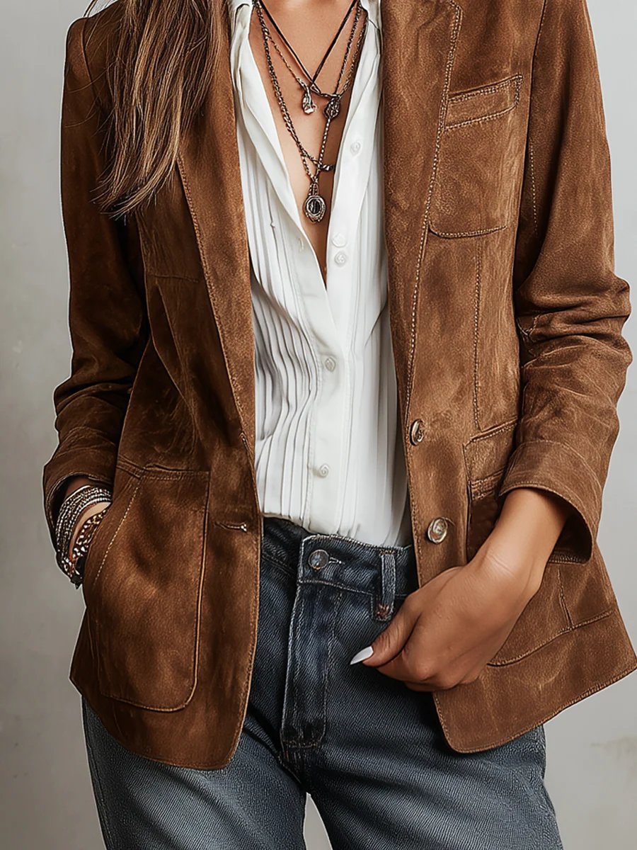 Women’s Tailored Single-Breasted Blazer