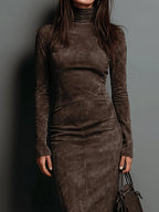 Women’s Elegant Tailored Midi Dress