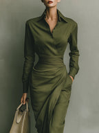 Women’s Stylish Tailored Wrap Dress